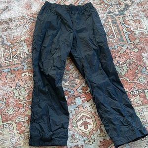 Columbia waterproof rain pants in black